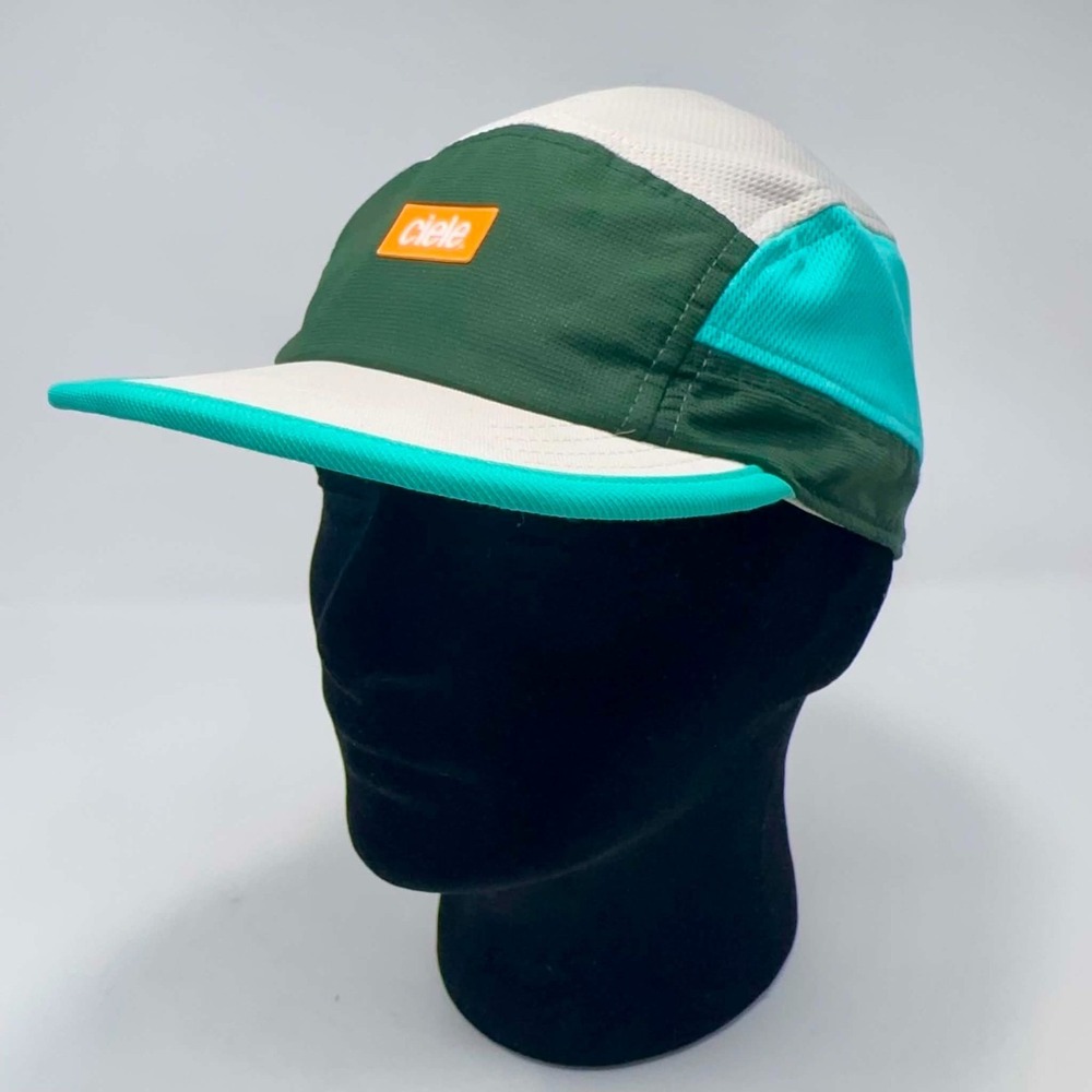 Ciele Athletics GOCap COOLwick Running Hat Trail Marathon Cap Green Aqua Run